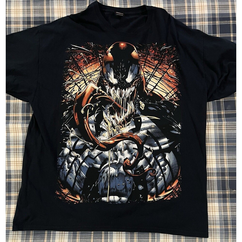 Marvel Venom Mad Engine T-Shirt XXL 2XL Black Crewneck